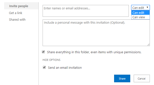 SharePoint | Inviting an External User and Granting Access to a File/Folder
